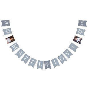 Banderines Mazel Tov Bar Mitzvah Celebración