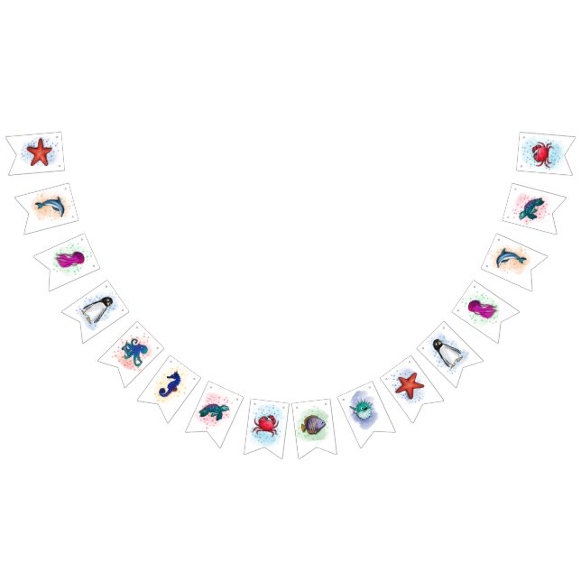Banderines Meerestiere Party Deko (Todo)