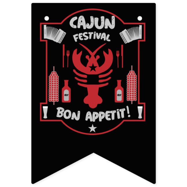 Banderines Mejores Cocineros Cajunes    (Primera bandera)