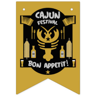 Banderines Mejores Cocineros Cajunes Delantal