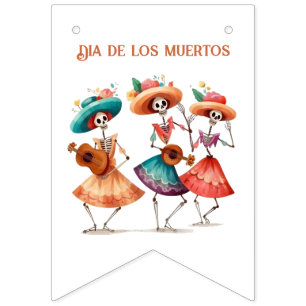 Banderines Melodía de los muertos bailarines, personalizado
