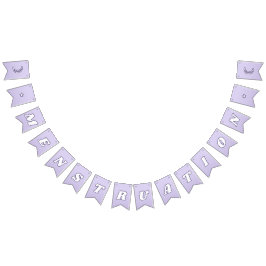 Banderines Menstruación Cute Lavender Lápiz Funky Púrpura