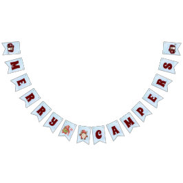 Banderines Merry Campers Navidades Banner Gnome Camper Decour