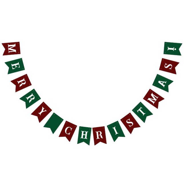 Banderines Merry Christmas Banner (Todo)