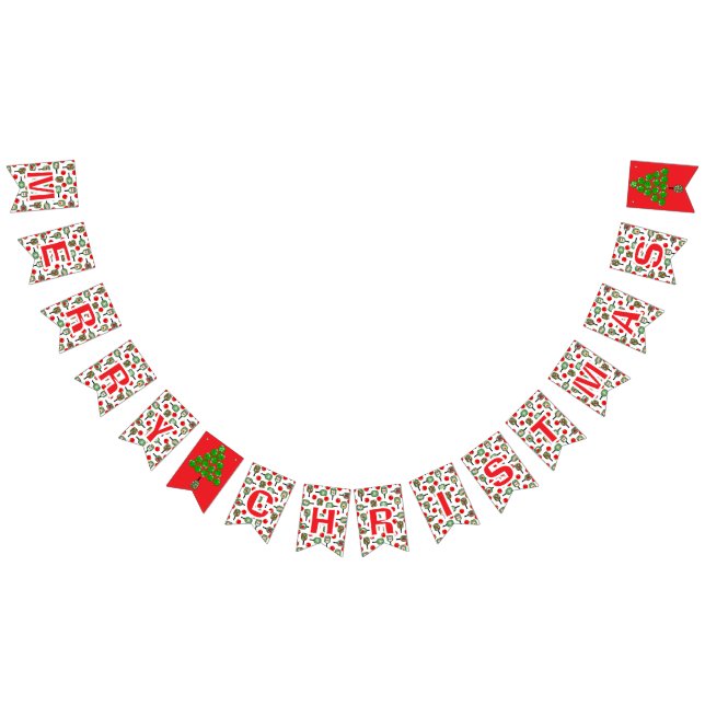 Banderines Merry Christmas Pickleball Party Decorations (Todo)