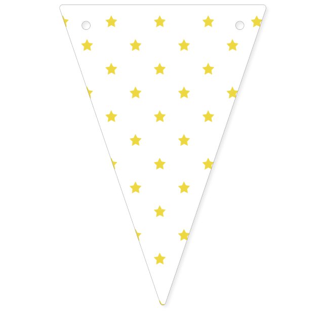 Banderines Micro Stars Golden Yellow - White (Primera bandera)