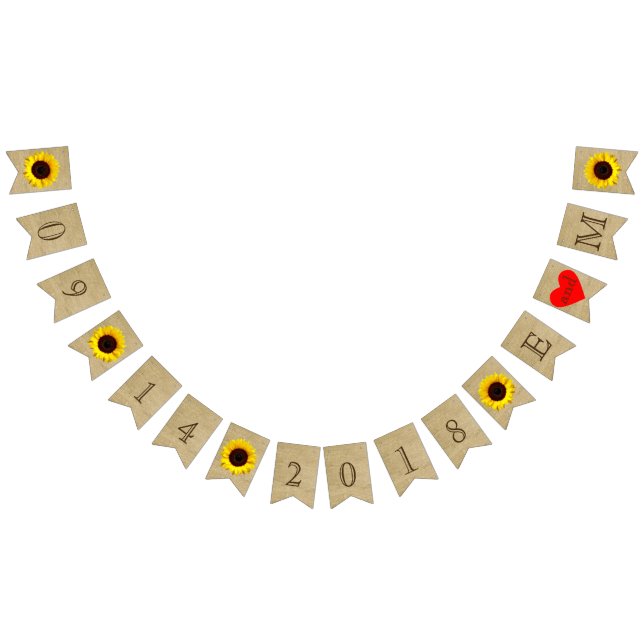 Banderines Mirada y girasoles de la arpillera de las (Todo)