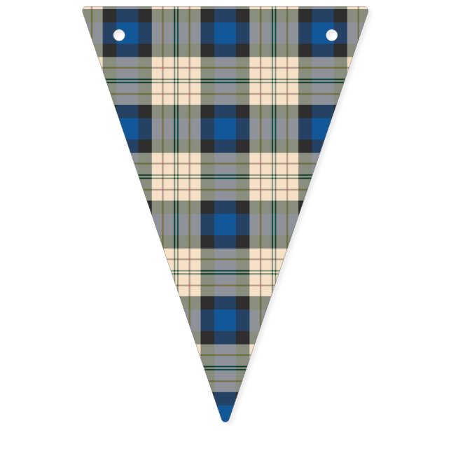 Banderines Modelo de las telas escocesas de tartán - beige (Primera bandera)
