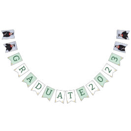Banderines Moderna y elegante Graduación temática verde