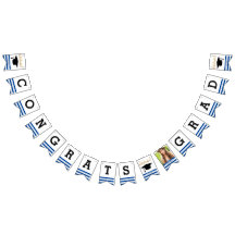 Moderno Graduación Bunting Class de 20XX Photo