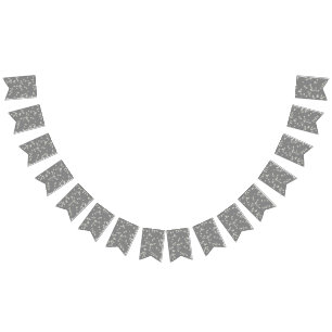 Banderines Moderno y sencillo embalaje de Terrazzo gris