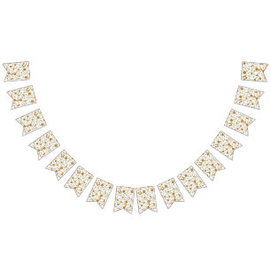 Banderines Moderno y sencillo paquete Gold Terrazzo