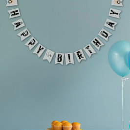 Banderines Monster Camión Carreras Neumáticos Ruedas Fiesta d