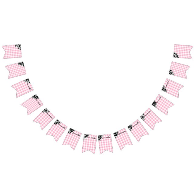 Banderines Monthly Milestone Banner for First Birthday (Todo)