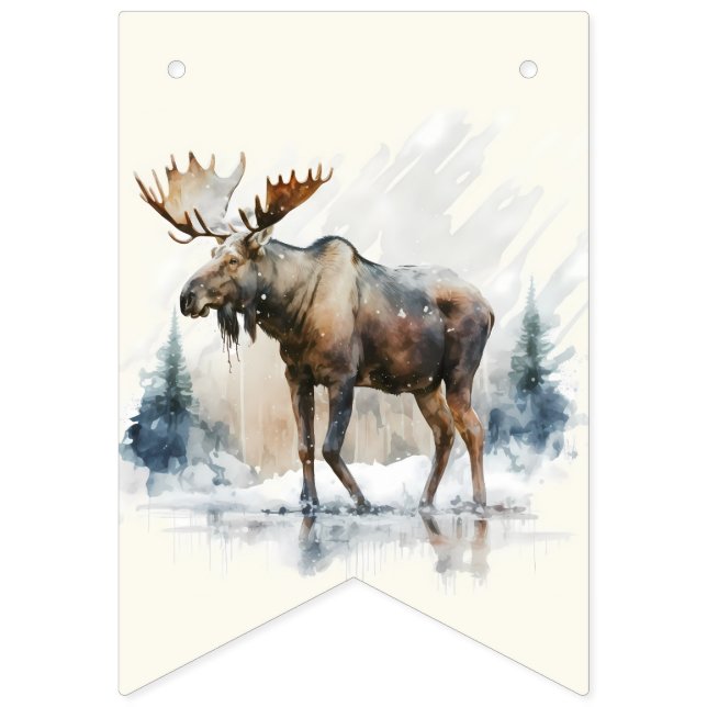 Banderines Moose acuático de los vibradores de invierno - Cum (Séptima bandera)