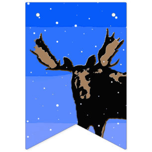 Banderines Moose in Winter - Original Wildlife Art