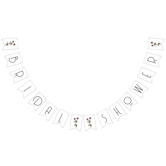 Banderines Morado Flor silvestre decoración de ducha de novia (Todo)