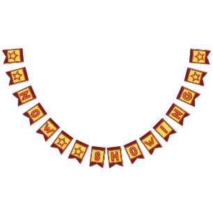 Banderines Mostrando el Rótulo de Movie Marquee