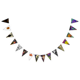 Banderines Muchas criaturas para Halloween