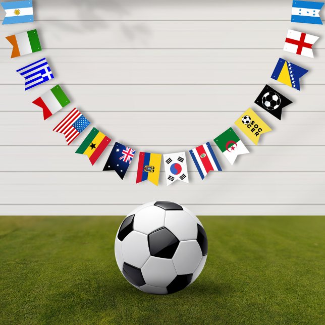 Banderines Mundo de Fiesta de partidos de fútbol (Subido por el creador)