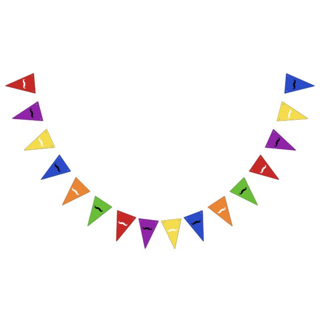 Banderines Mustaches (Todo)