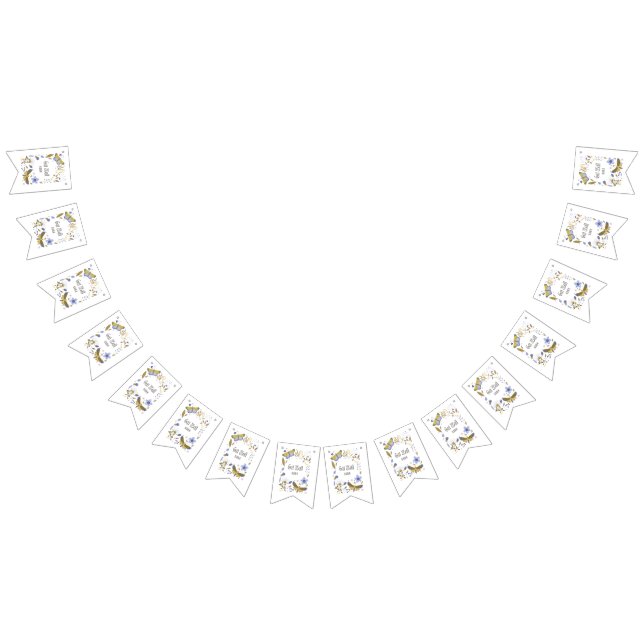 Banderines Muy pronto, Banner de Blues Bunting (Todo)