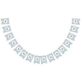 Banderines Nacimiento azul de la luz del elefante bebé