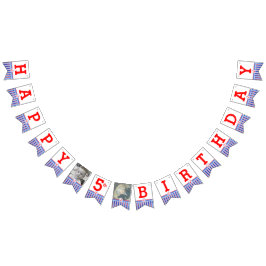 Banderines Nautical Happy Birthday 5th niños edad bunting