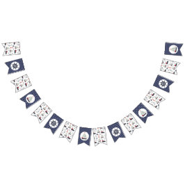 Banderines Nautical Sailboat Wheel Baby Boy Shower Fiesta