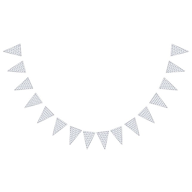 Banderines Nautical Theme Anchor Navy Bunting (Todo)