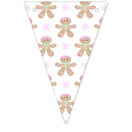 Banderines Navidades Cute para niños Patrón de galletas de pa