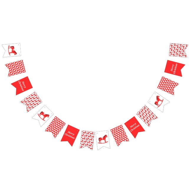 Banderines Navidades escandinavos Personalizado de caballos r (Todo)