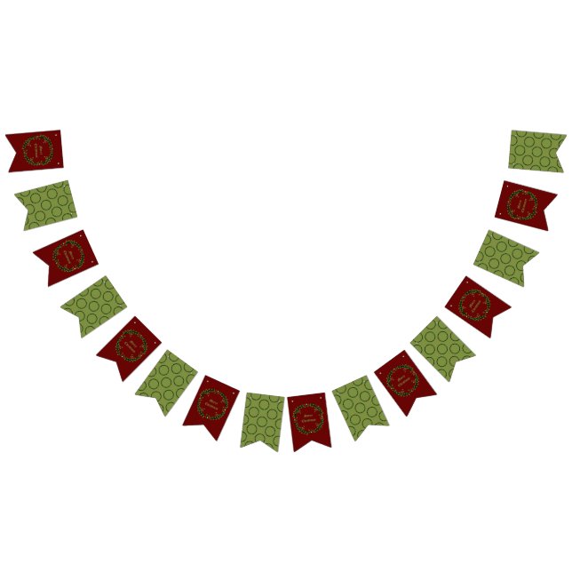 Banderines Navidades góticos Personalizado Wreath (Todo)