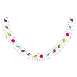 Banderines Niños adorables pájaros