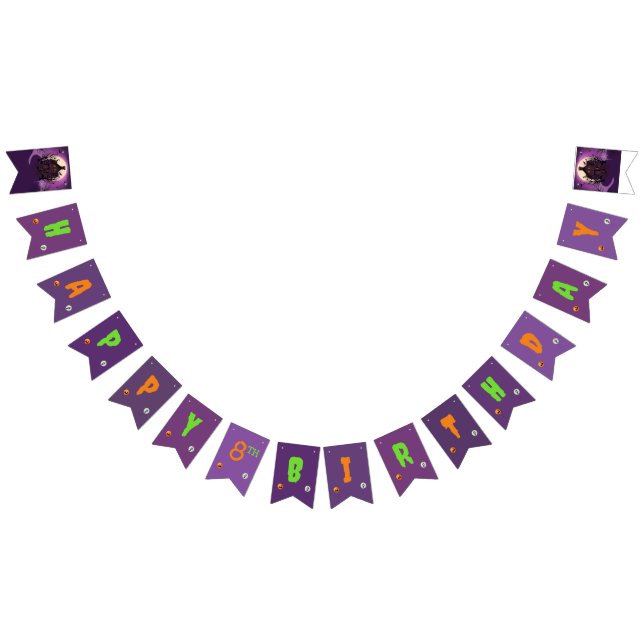 Banderines Niños del tema de Halloween Fiesta de cumpleaños (Todo)