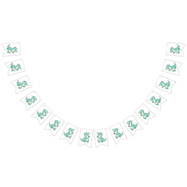 Banderines ¡Niños Dino Mite! Cute Dinosaur Birthday T Rex (Todo)