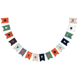 Banderines Noche de la fiesta de cumpleaños de Halloween Cute