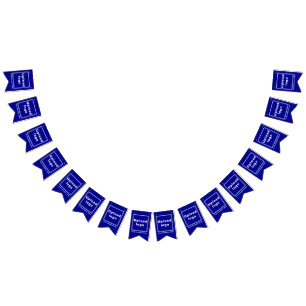 Banderines Nombre comercial y logotipo en Blue Swallowtail