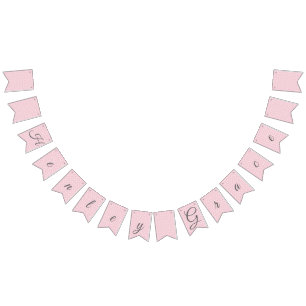 Banderines Nombre del bebé (personalizable)