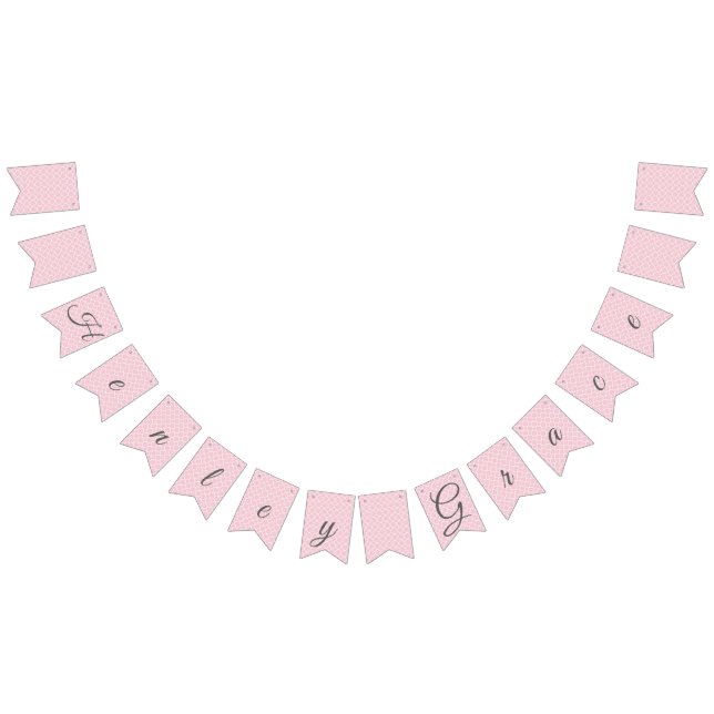 Banderines Nombre del bebé (personalizable) (Todo)