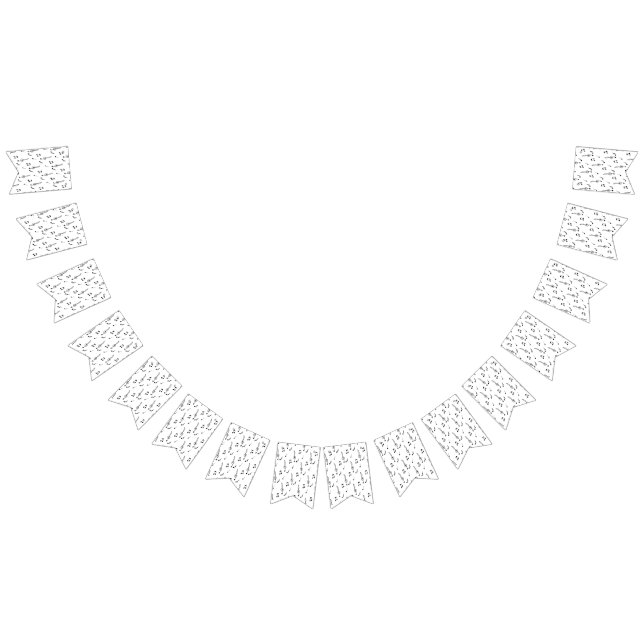 Banderines nota de música Patrón Tema de música Treble Clef   (Todo)