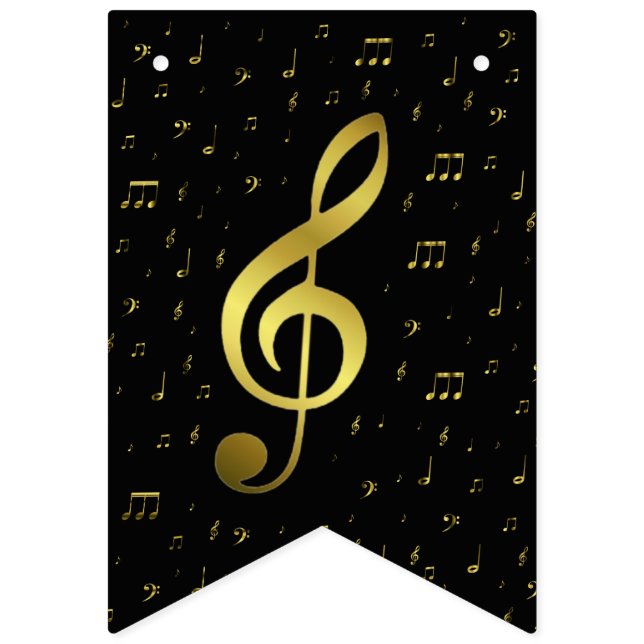 Banderines notas de oro (Decimosexta bandera)