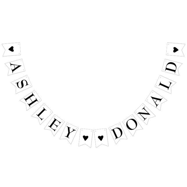 Banderines Novia simple y matrimonio elegante de Groom (Todo)