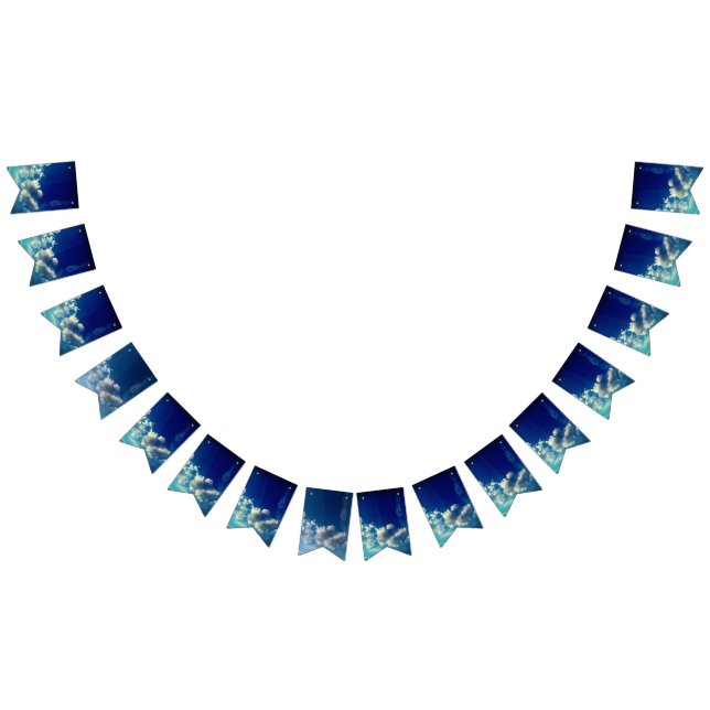 Banderines Nube suave , en un cielo azul (Todo)