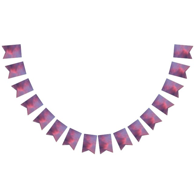 Banderines Nubes Rosadas Azules (Todo)