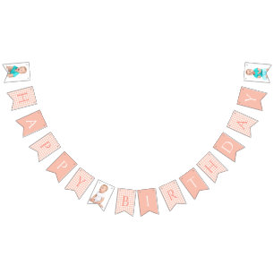 Banderines Nuestro pequeño dulce dulce es un bebé primer cump