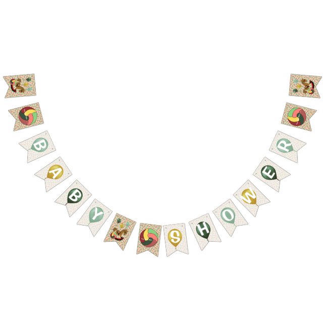 Banderines Nursery BABY SHOWER añadir nombre a los indicadore (Todo)