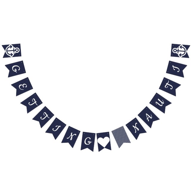 Banderines Obtención de Bunting Nauti Bachelorette Party Naut (Todo)