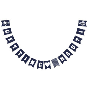 Banderines Obtención de Bunting Nauti Bachelorette Party Naut