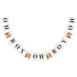 Banderines Oh Boy Colorful Rainbow Sun Baby Shower